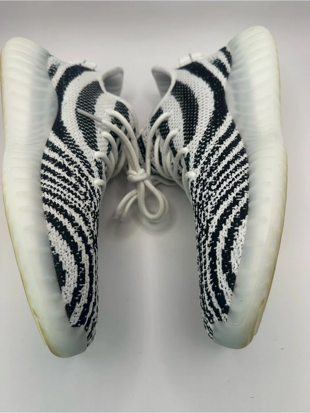 adidas Yeezy Boost 350 V2 White Black with Red Accent